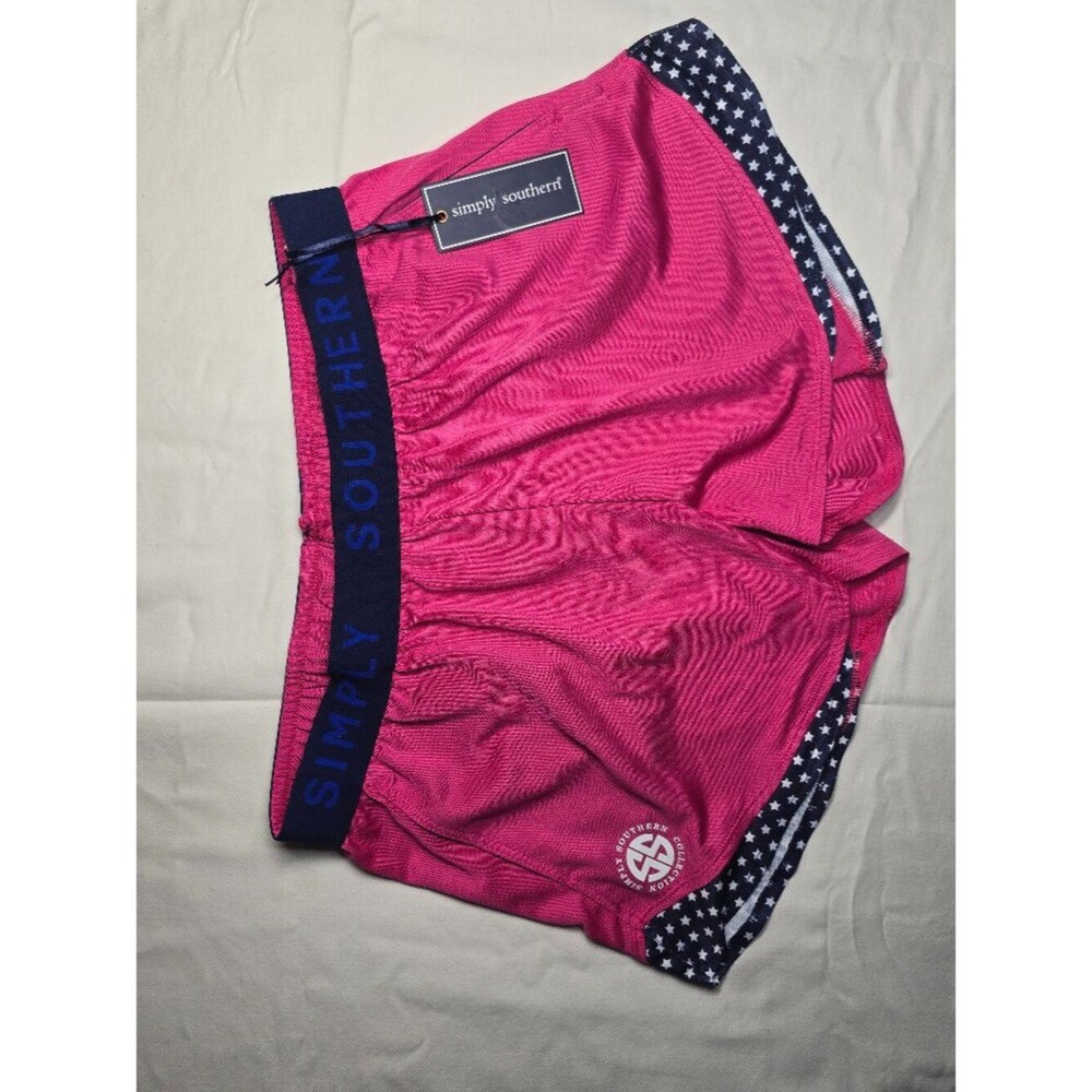 Simply Southern cheer shorts, pink, XL, NWT